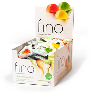 Fino Citrus Flavoured Jells - Boxed (Bulk) - 880g (90 pieces)