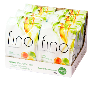 Fino Citrus Flavoured Jells - Boxed (6 Bags) - 6 x 120g